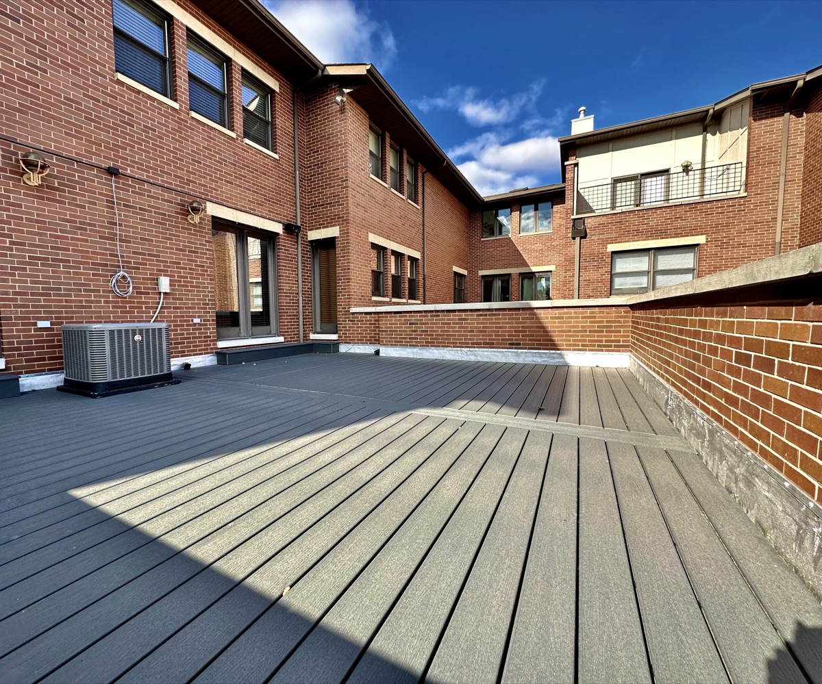 Charcoal Composite Rooftop Deck — 2 of 4