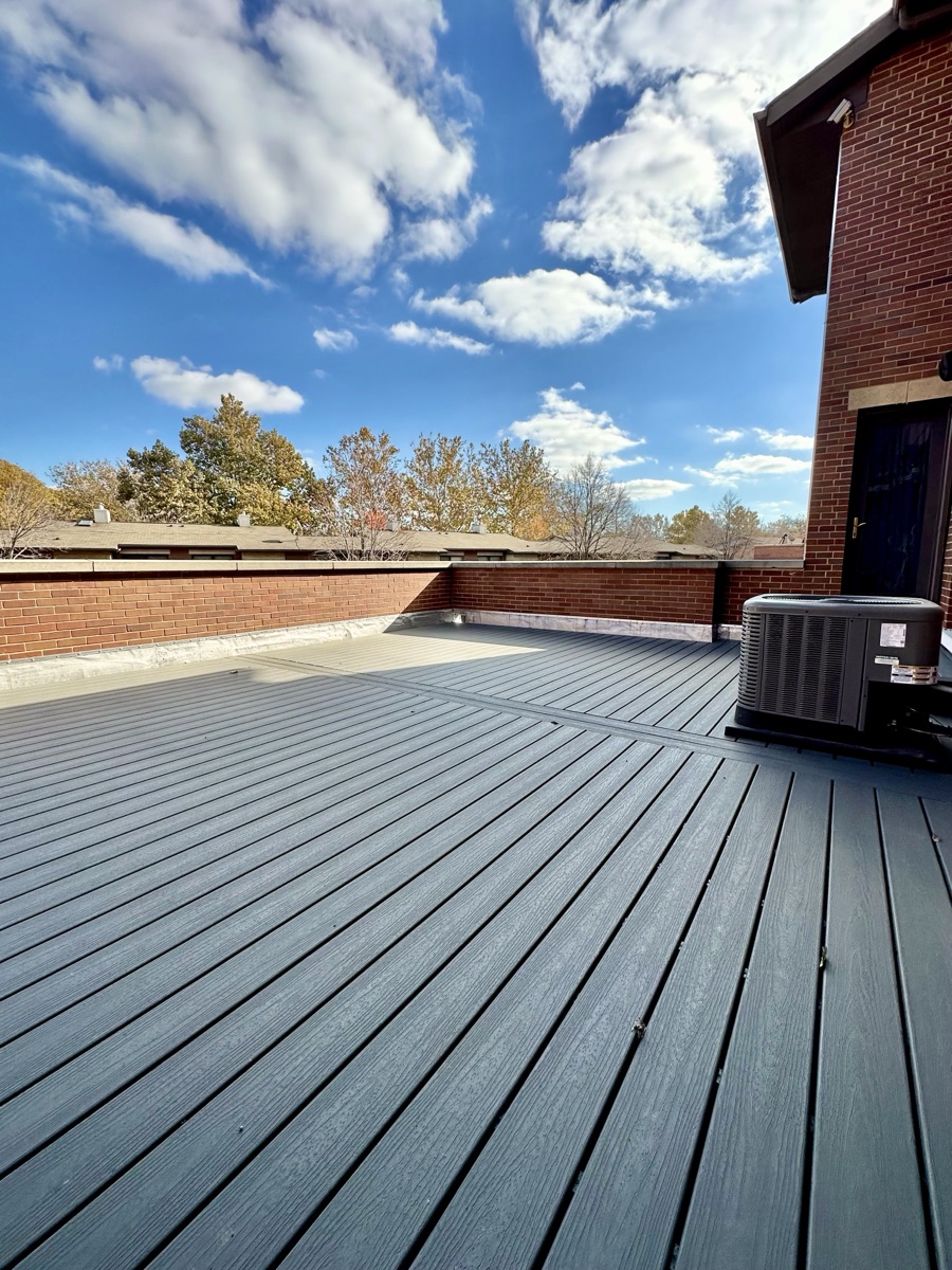 Charcoal Composite Rooftop Deck — 3 of 4