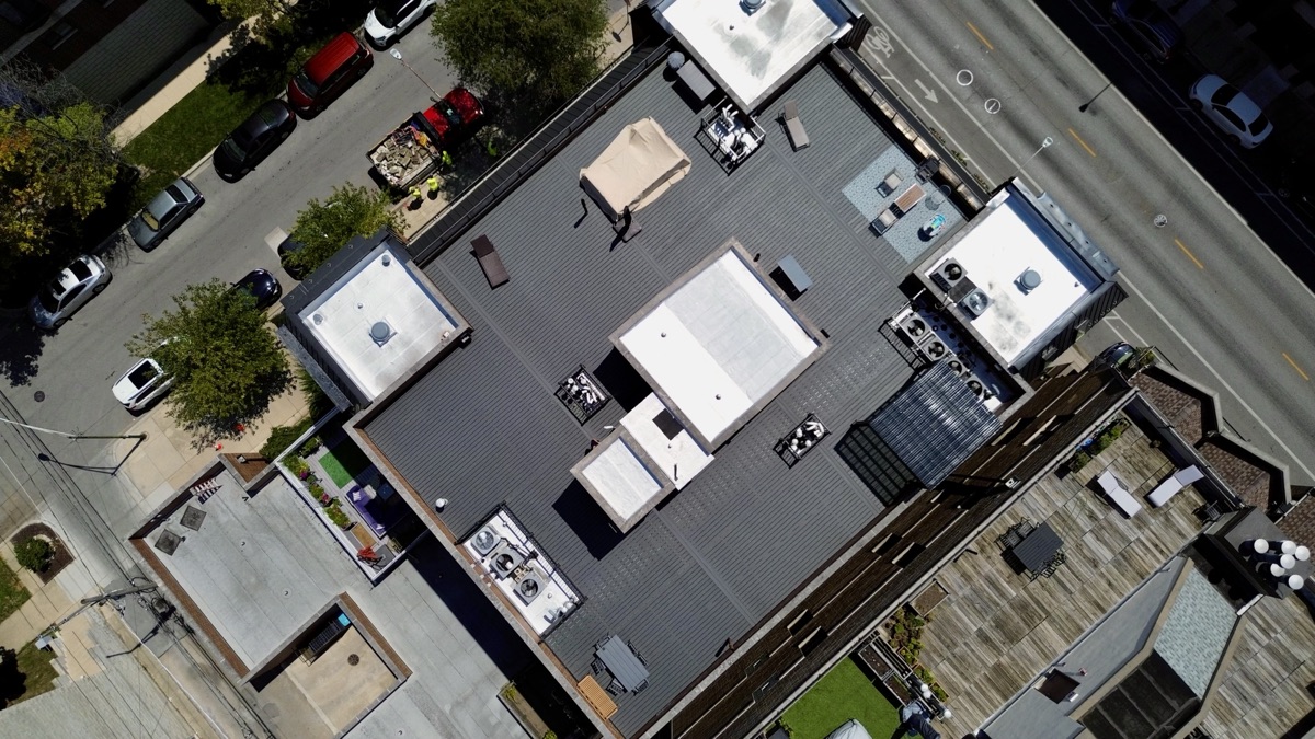 Multi-Unit Rooftop Decks — Aerial View — 2 of 9