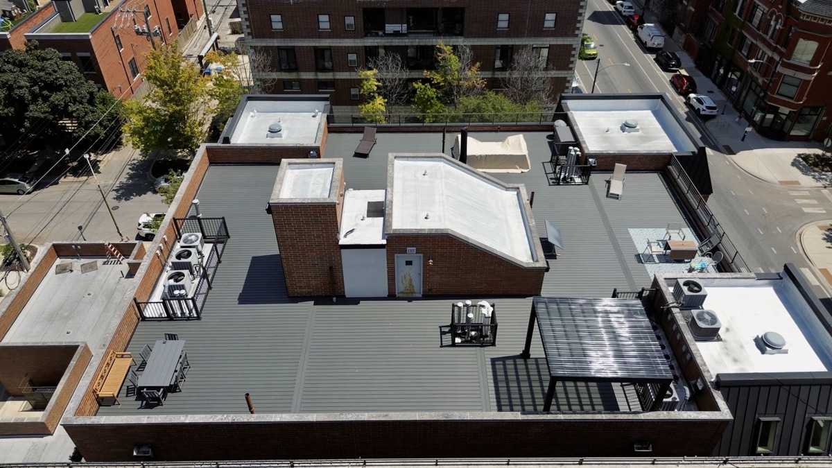 Multi-Unit Rooftop Decks — Aerial View — 4 of 9