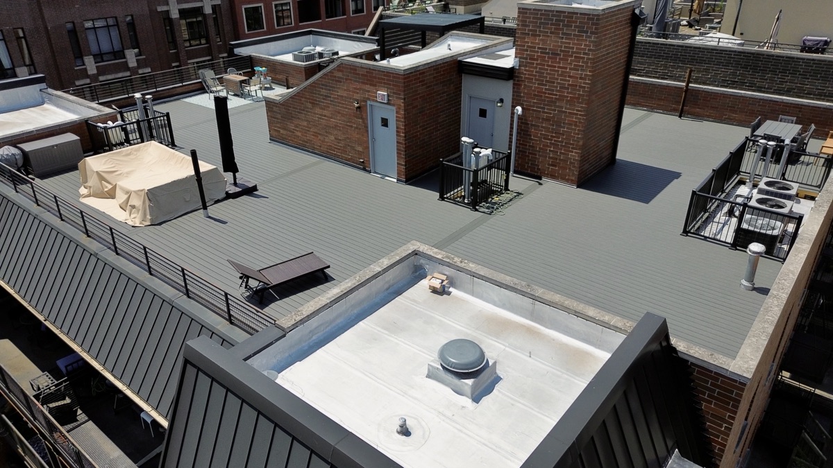 Multi-Unit Rooftop Decks — Aerial View — 6 of 9
