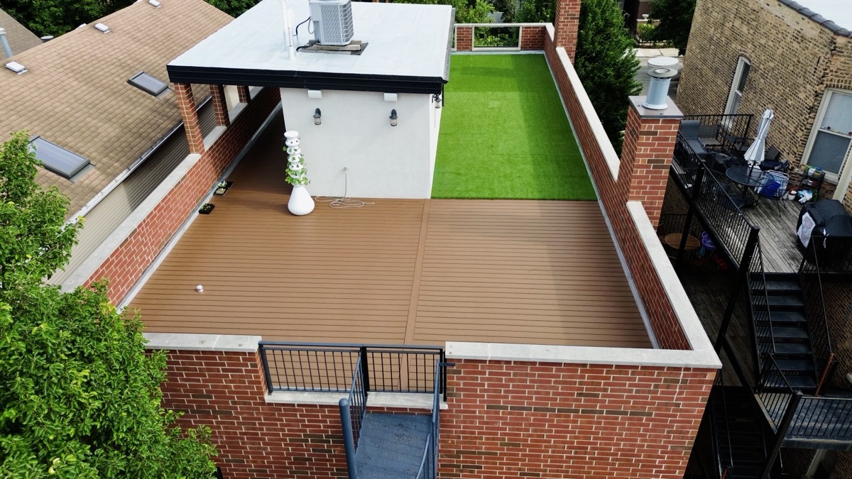 Rooftop Deck with Turf Area — 1 of 3
