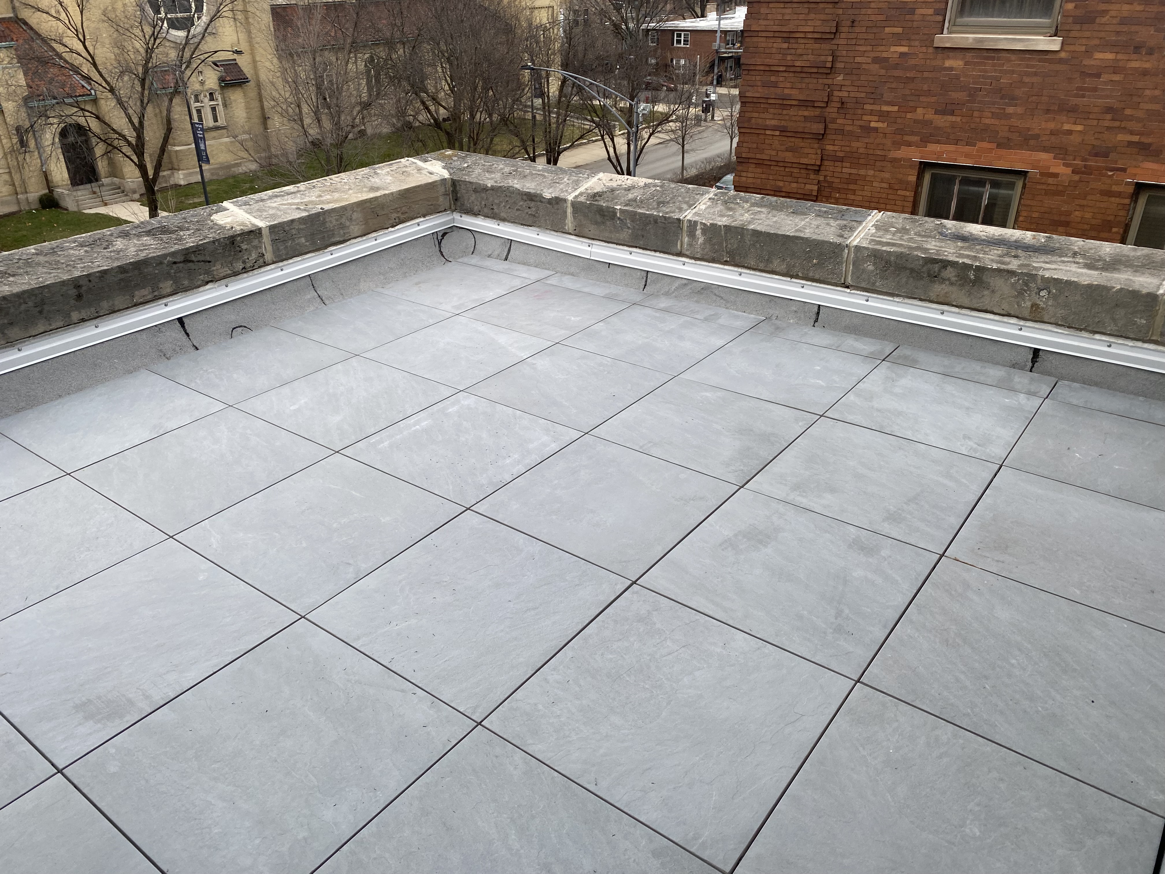 Porcelain Pavers on Modern Rooftop with Pergola — 3 of 3