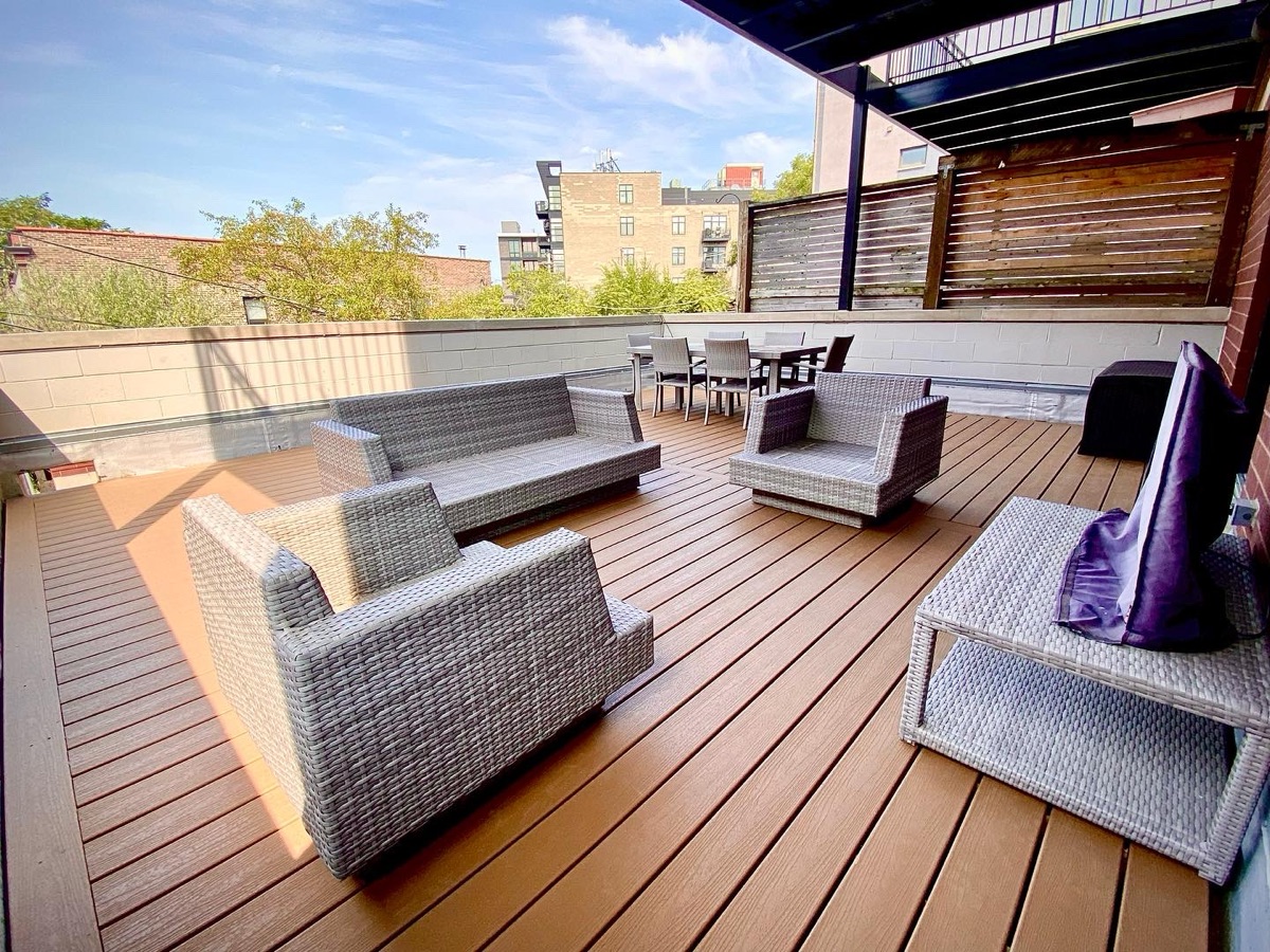 Rooftop Lounge Deck with Partial Shade — 1 of 2